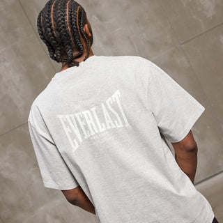 Everlast® EVERLAST BACK LOGO SS TEE T-shirt 413 Light Grey melange