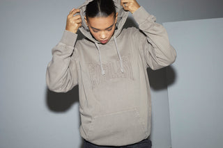 Everlast® EVERLAST WASHED EMB SWEAT HOODIE Hoodie Sand