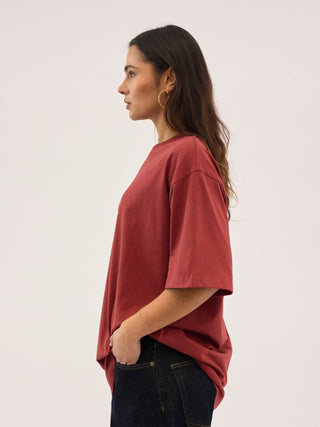 Everlast® EVERLAST BACK LOGO SS TEE T-shirt Cowhide 19-1533