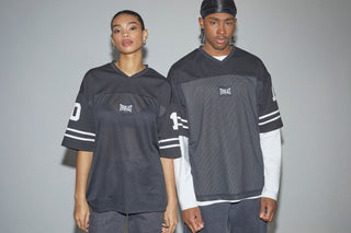Everlast® EVERLAST BOXY FOOTBALL MESH JERSEY SS T-shirt Black