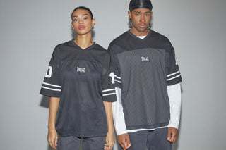 Everlast® EVERLAST BOXY FOOTBALL MESH JERSEY SS T-shirt Black