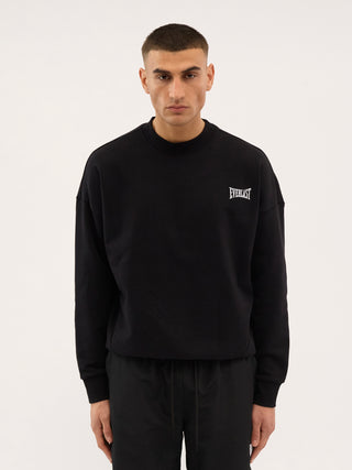 Everlast® EVERLAST CREW SWEAT Sweatshirt 019 Black