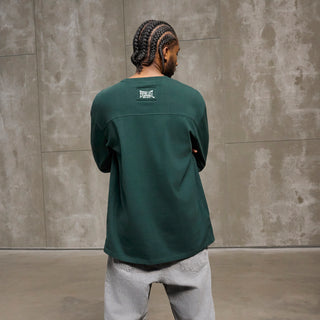 Everlast® EVERLAST HEAVY BOX FIT LS TEE T-shirt Green gables 19-4906