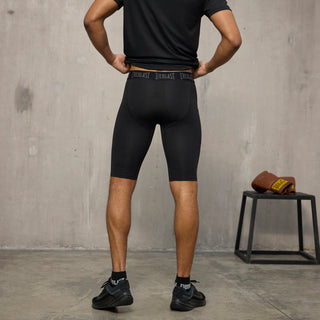 Everlast® EVERLAST Mens MMA Combat Stretch Tights Short EVERDRI ™ Shorts Black