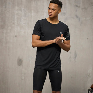 Everlast® EVERLAST Mens MMA Combat Stretch Tights Short EVERDRI ™ Shorts Black