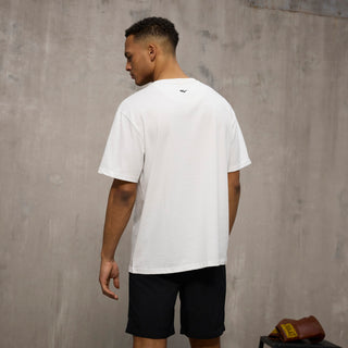 Everlast® EVERLAST Mens SS Oversized Iconic Maximized Logo Tee T-shirt White