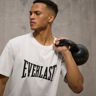 Everlast® EVERLAST Mens SS Oversized Iconic Maximized Logo Tee T-shirt White