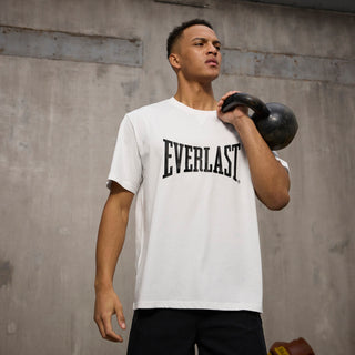 Everlast® EVERLAST Mens SS Oversized Iconic Maximized Logo Tee T-shirt White