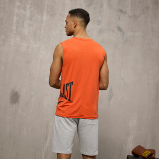Everlast® EVERLAST Mens The Greatest Mesh Tank Top T-shirt Orange
