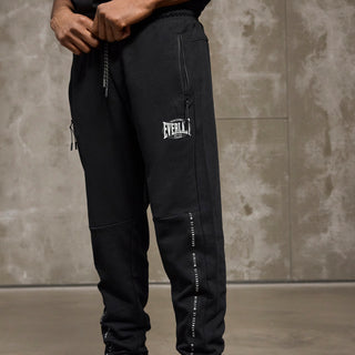 Everlast® EVERLAST Mens Worldwide Greastest Crew Sweat Zip Pants Pants Black