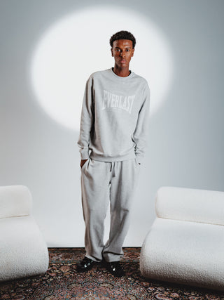 Everlast® EVERLAST STRAIGHT BAGGY FIT SWEAT PANTS Pants 413 Light Grey melange