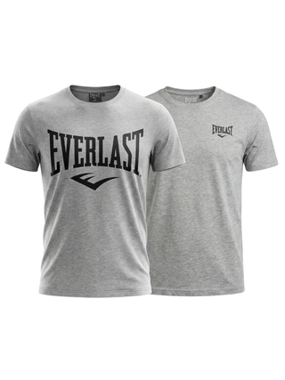 Everlast® Sport EVERLAST Unisex Iconic Maximized Logo Tee T-shirt Grey