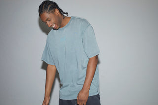 Everlast® EVERLAST WASHED BOX FIT LOGO TEE T-shirt Blue