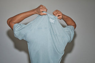 Everlast® EVERLAST WASHED BOX FIT LOGO TEE T-shirt Blue