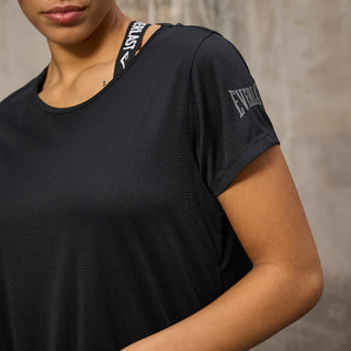 Everlast® EVERLAST Womens SS Premier Training Tee EVERDRI ™ T-shirt Black