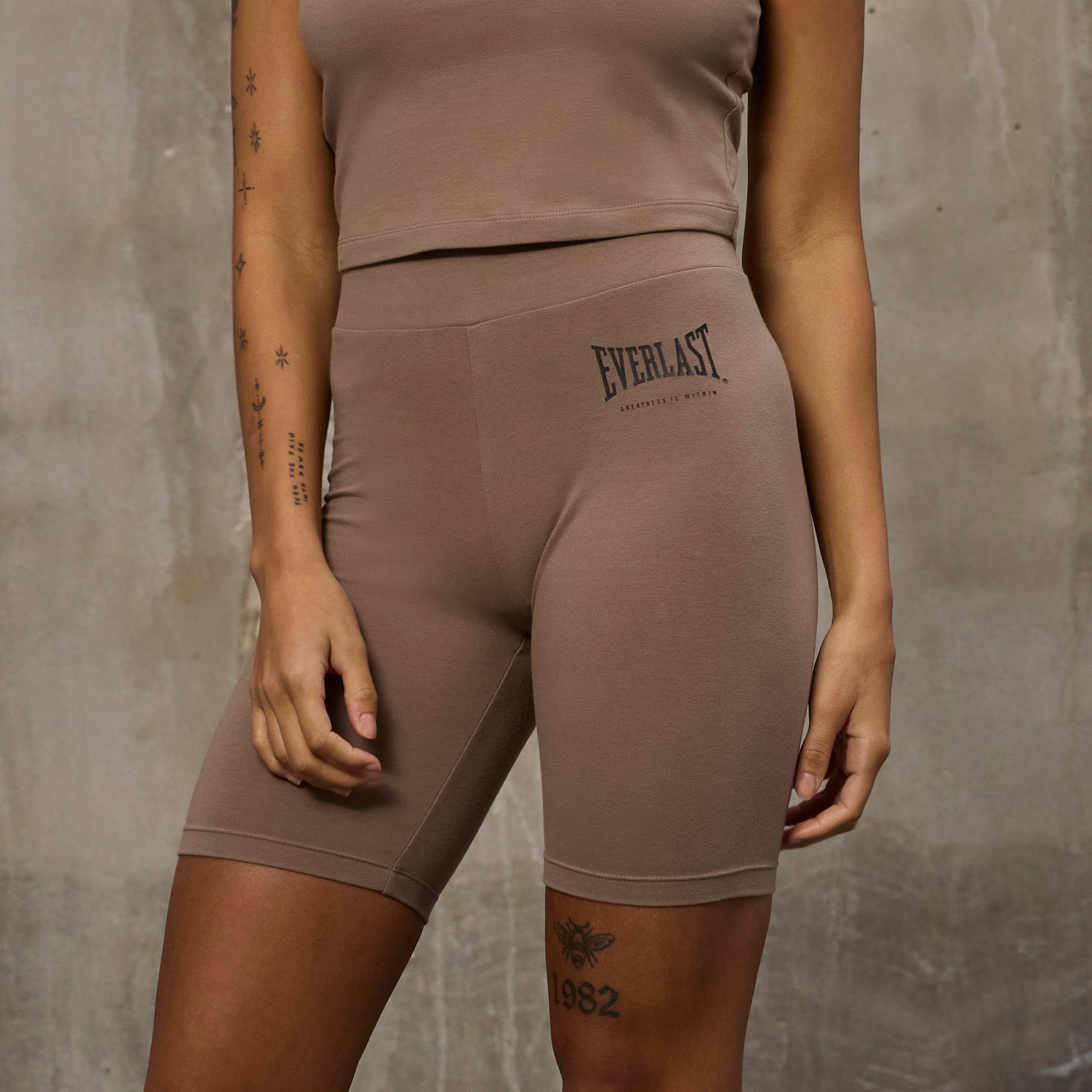 Everlast Womens The Greatest Cotton Stretch Tights Short EVERLAST Nordic