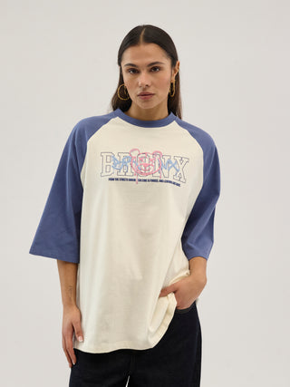 Everlast® Bronx Raglan Tee T-shirt White/Blue