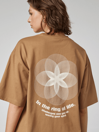 Everlast® INNER RING TEE T-shirt LIGHT BROWN
