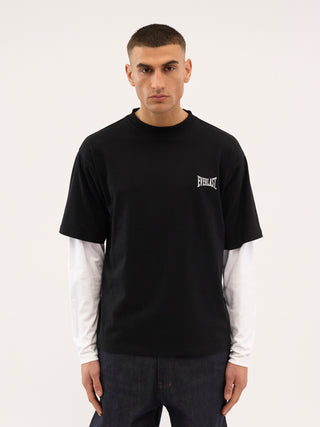 Everlast® LAYERED BACK LOGO LS T-shirt Black