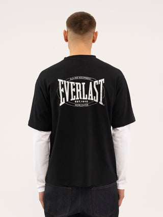 Everlast® LAYERED BACK LOGO LS T-shirt Black