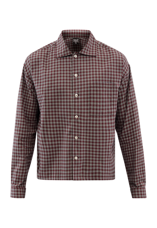 Everlast® Long Sleeve Checked Shirt Shirt Cowhide Check 19-1533TCX & 11-4300TCX