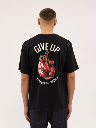 Everlast® NEVER GIVE UP TEE T-shirt Black
